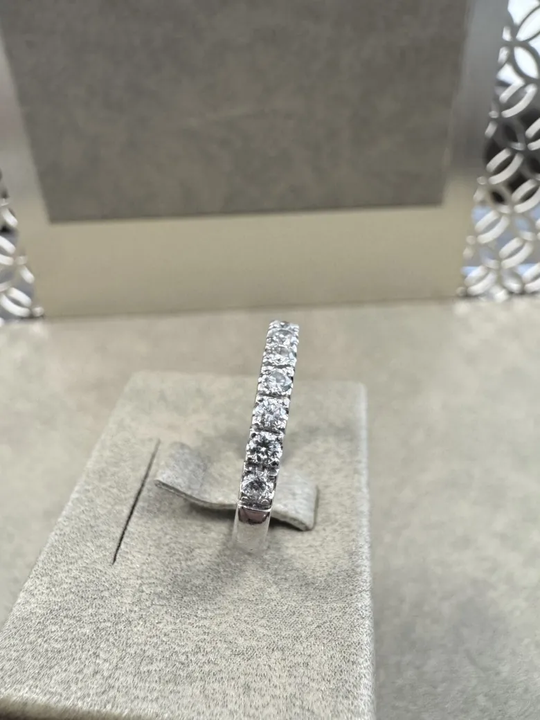 18K Vitguld Allians ring – RBG027 ( Begagnad )