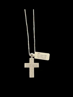 Kors i 18K Vitguld med 1,07ct TW/SI Diamanter – KVG005