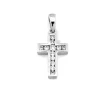 Kors i 18K Vitguld med 0.18ct TW/SI Diamanter – MSG06W