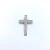 Kors i 18K Vitguld med 0.73ct TW/SI Diamanter – MRV01