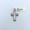 Kors i 18K Vitguld med 0.81ct W/SI Diamanter – MST01