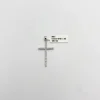 Kors i 18K Vitguld med 0.42ct W/SI Diamanter – MST002