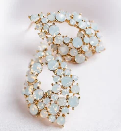 Lily and Rose Alice Örhängen Guld – White Opal (60564)