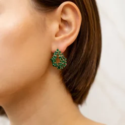 Lily and Rose Alice Örhängen Guld – Emerald