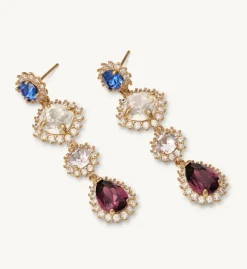 Lily and Rose Celia Örhängen Guld – Sapphire (66061)