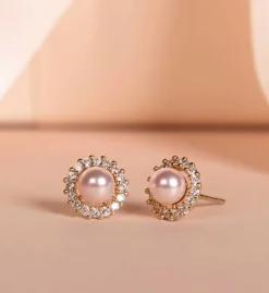 Lily And Rose Colette Pärl Stud Örhängen – Rosaline (Guld) 65091
