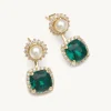 Lily And Rose Colette Örhängen – Emerald Square (Guld) 61249