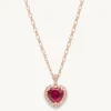 Lily And Rose Delphine Halsband – Pink Ruby (Guld) 41121