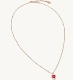 Lily And Rose Delphine Halsband – Pink Ruby (Guld) 41121