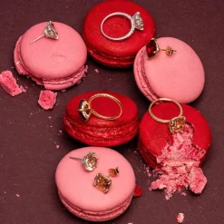 Lily and Rose Desiree studs Champagne – Guld