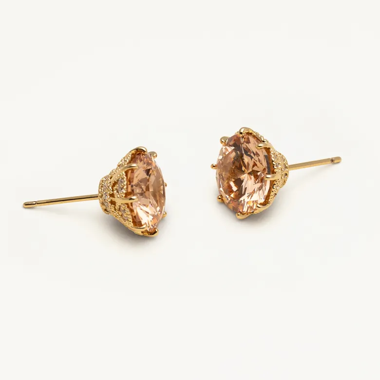 Lily and Rose Elenora studs Champagne – Guld