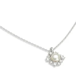 Lily And Rose Emily Pearl Halsband – Ivory (Silver) 41062