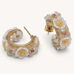 Lily and Rose Hannah Butterfly Örhängen Ivory/Guld