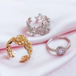 Lily and Rose Laurel Ring – Guld 30722