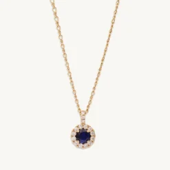 Lily and Rose Laurie Halsband Guld – Sapphire (41145)