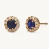 Lily and Rose Laurie Örhängen Guld – Sapphire (66014)