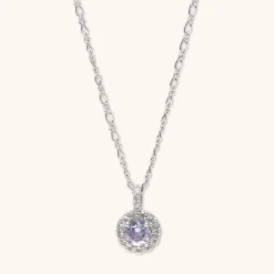 Lily And Rose Laurie Örhängen – Lavander – Silver 41142