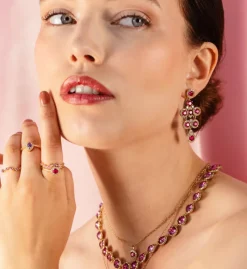 Lily and Rose Laurie Ring Guld – Sapphire (30705)