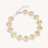 Lily And Rose Luna Armband – Golden Brown Topaz (Guld) 51152