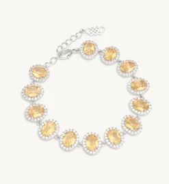 Lily And Rose Luna Armband – Golden Brown Topaz (Guld) 51152