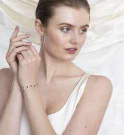 Lily And Rose Luna Armband – Golden Brown Topaz (Guld) 51152