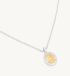 Lily And Rose Luna Halsband – Golden Brown Topaz (Guld) 41082
