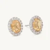 Lily And Rose Luna Örhängen – Golden Brown Topaz (Silver) 64082