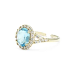 Lily And Rose Luna Ring – Aquamarine (Guld) 30671