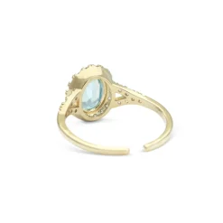 Lily And Rose Luna Ring – Aquamarine (Guld) 30671