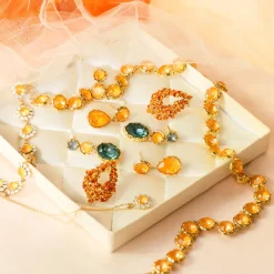 Lily And Rose New Sofia Halsband – Tropical (Guld)