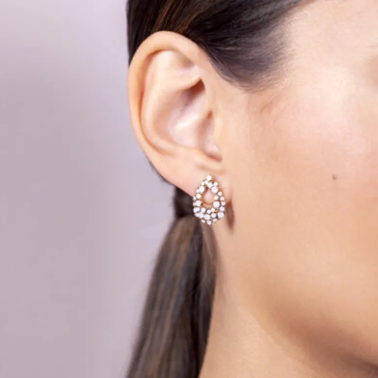 Lily And Rose Petite Alice Örhängen- Rose Opal 61629 (Guld)