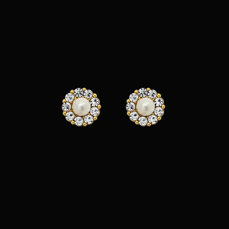 Lily And Rose Petite Miss Sofia Pearl Örhängen- Crystal (Guld) 62297