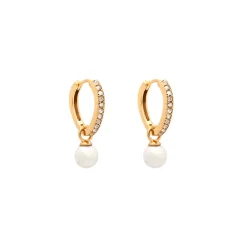 Lily And Rose Örhängen Petite Kennedy Hoops Ivory Pearl (Guld) 62312
