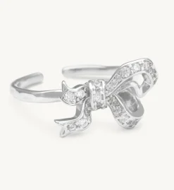 Lily And Rose Versaille Bow Ring – Crystal (Silver) 30402