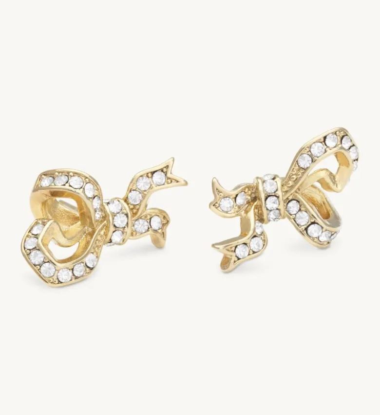 Lily And Rose Versailles Bow Örhängen – Crystal (Guld) 65031