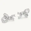 Lily And Rose Versailles Bow Örhängen – Crystal (Silver) 65032