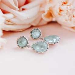 Lily and Rose Victoria Raindrop Örhängen -Sky blue 62710