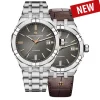 Maurice Lacroix Aikon 42mm + Brun Läderarmband AI6008-SS002-331-2
