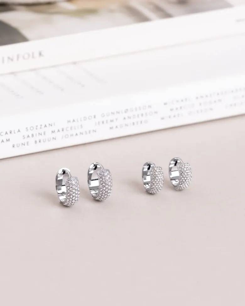 Mockberg Amour Örhängen Medium Silver