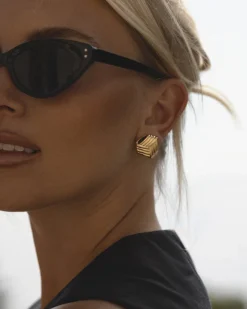 Mockberg Astrid Örhängen Guld