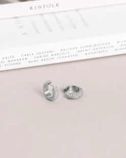 Mockberg Beaded Örhängen Medium Silver