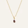 Mockberg Belle Halsband Guld – Coffee