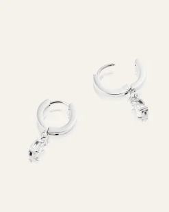 Mockberg Belle Hoops Örhängen Silver