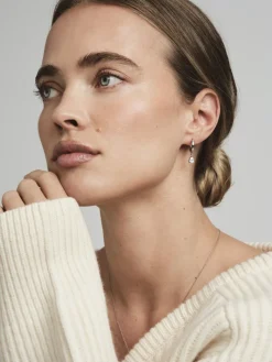 Mockberg Belle Hoops Örhängen Silver