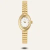 Mockberg Belle Oval Petite Klocka Guld MB1416