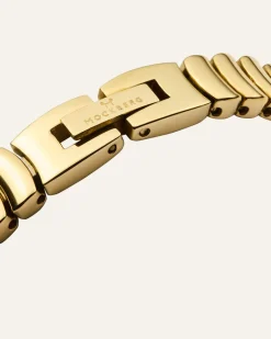 Mockberg Belle Oval Petite Klocka Guld MB1416