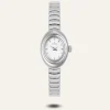 Mockberg Belle Oval Petite Klocka Silver MB1417