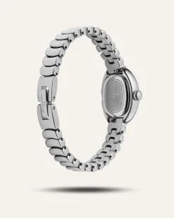Mockberg Belle Oval Petite Klocka Silver MB1417