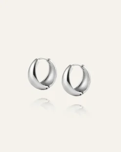 Mockberg Bold Örhängen Large Silver
