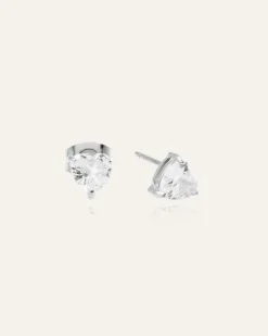 Mockberg Bonne Studs Silver
